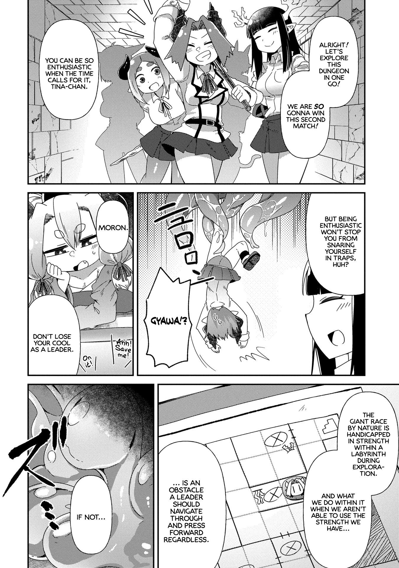 Oversized Sextet Chapter 9 page 2 - Chapter 9: The Giantess and the Dungeon Hunt