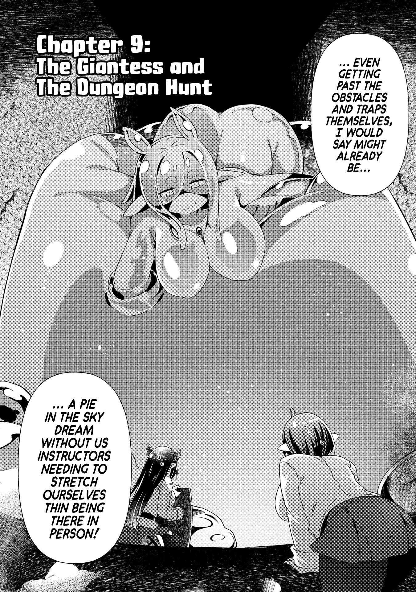 Oversized Sextet Chapter 9 page 3 - Chapter 9: The Giantess and the Dungeon Hunt