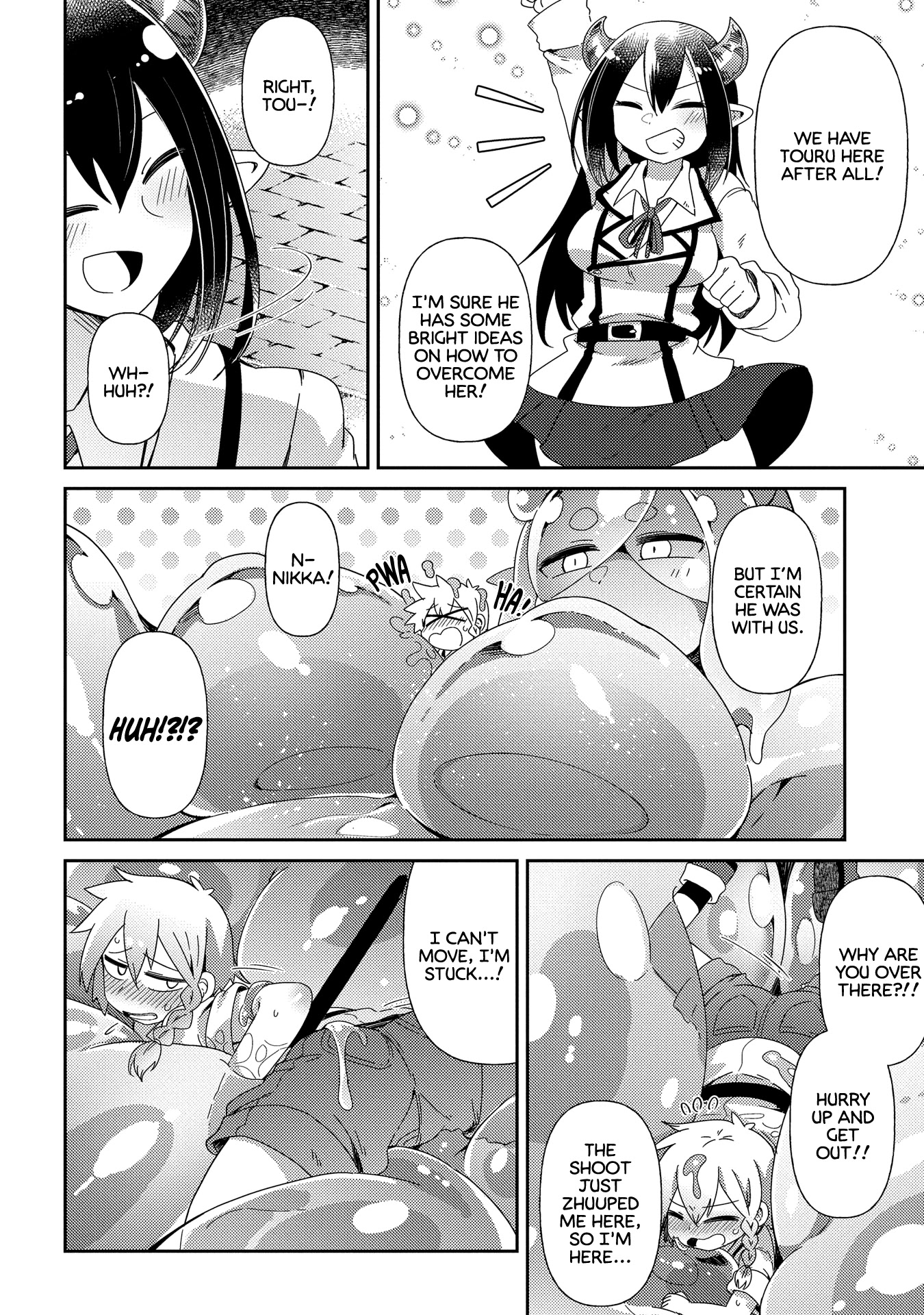 Oversized Sextet Chapter 9 page 6 - Chapter 9: The Giantess and the Dungeon Hunt