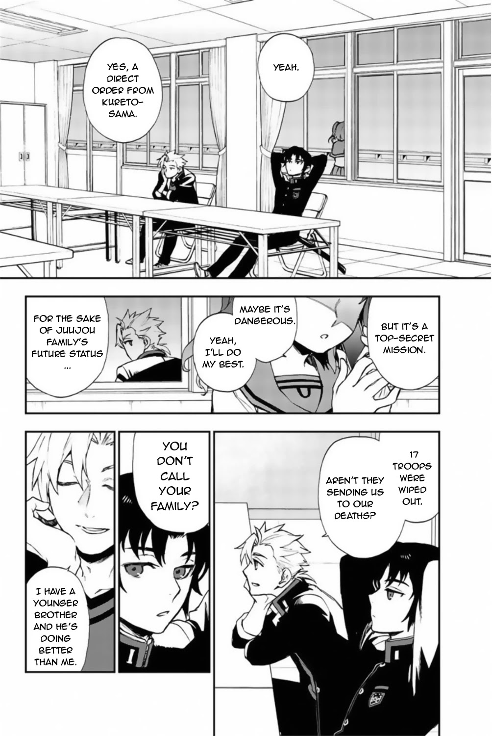 Owari no Seraph: Guren Ichinose's Catastrophe at 16 Chapter 10 page 19 - Chapter 10