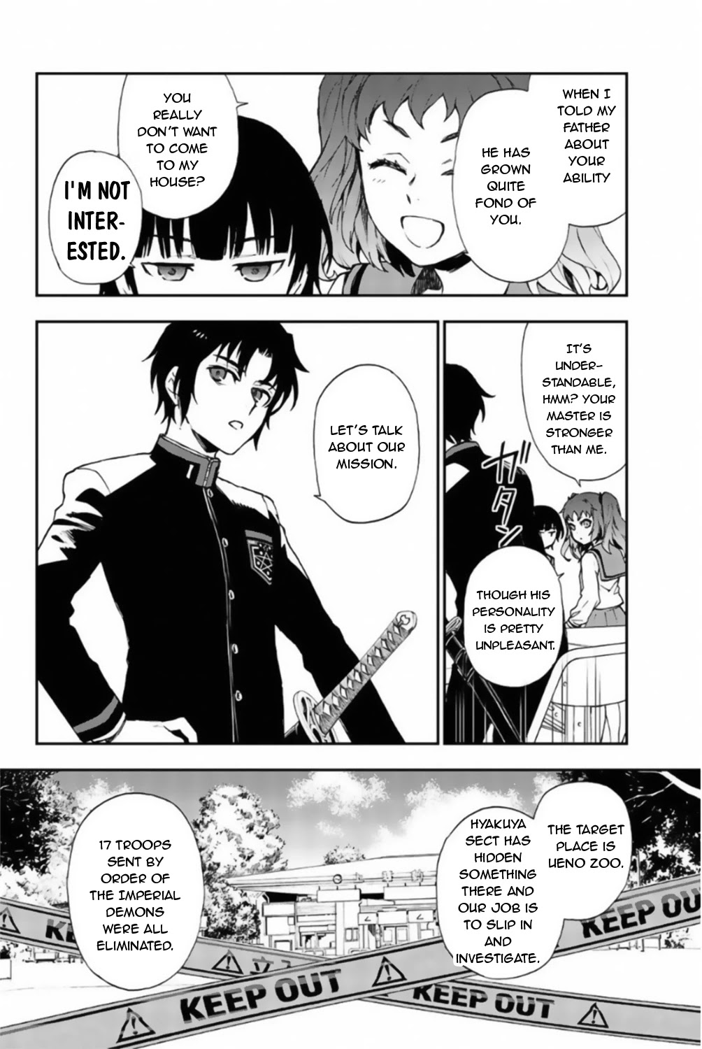 Owari no Seraph: Guren Ichinose's Catastrophe at 16 Chapter 10 page 21 - Chapter 10