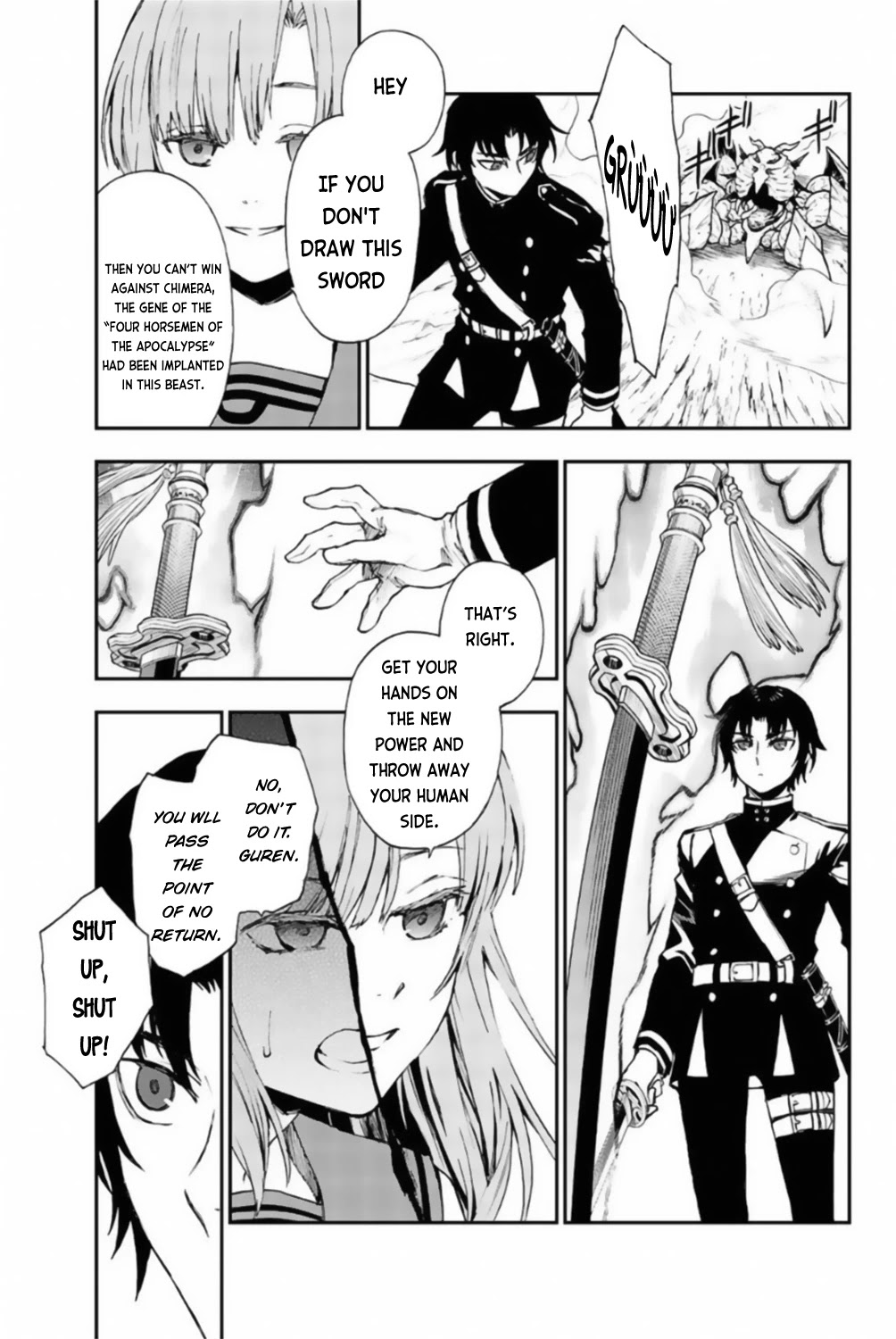 Owari no Seraph: Guren Ichinose's Catastrophe at 16 Chapter 11 page 24 - Chapter 11