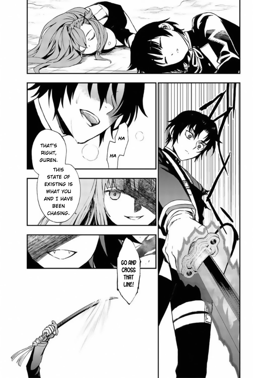Owari no Seraph: Guren Ichinose's Catastrophe at 16 Chapter 11 page 34 - Chapter 11