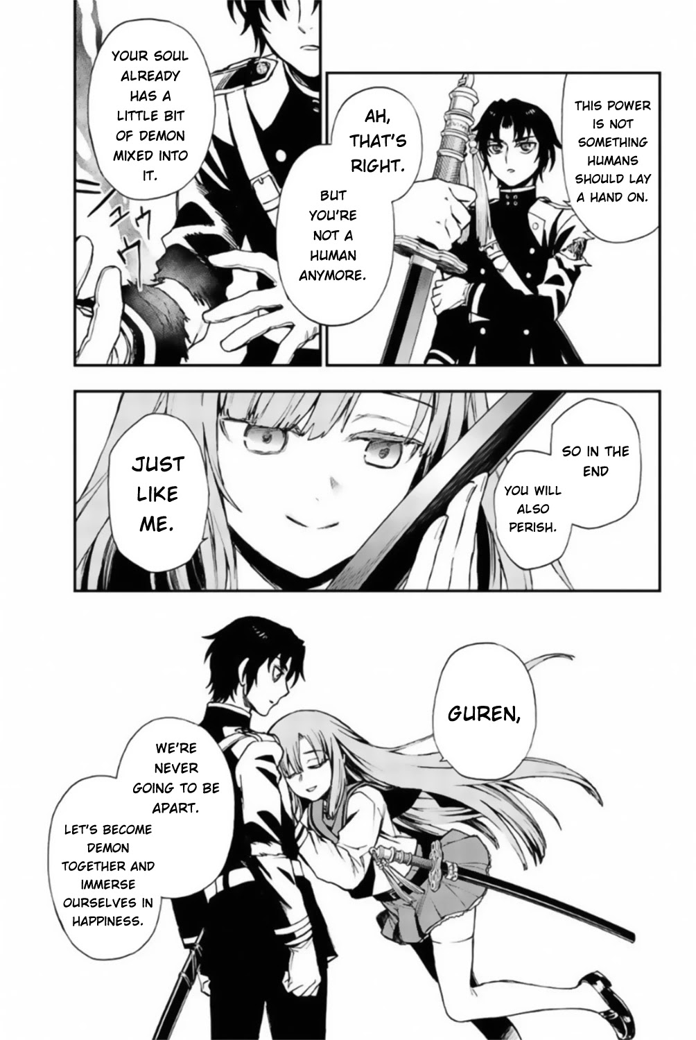 Owari no Seraph: Guren Ichinose's Catastrophe at 16 Chapter 11 page 40 - Chapter 11