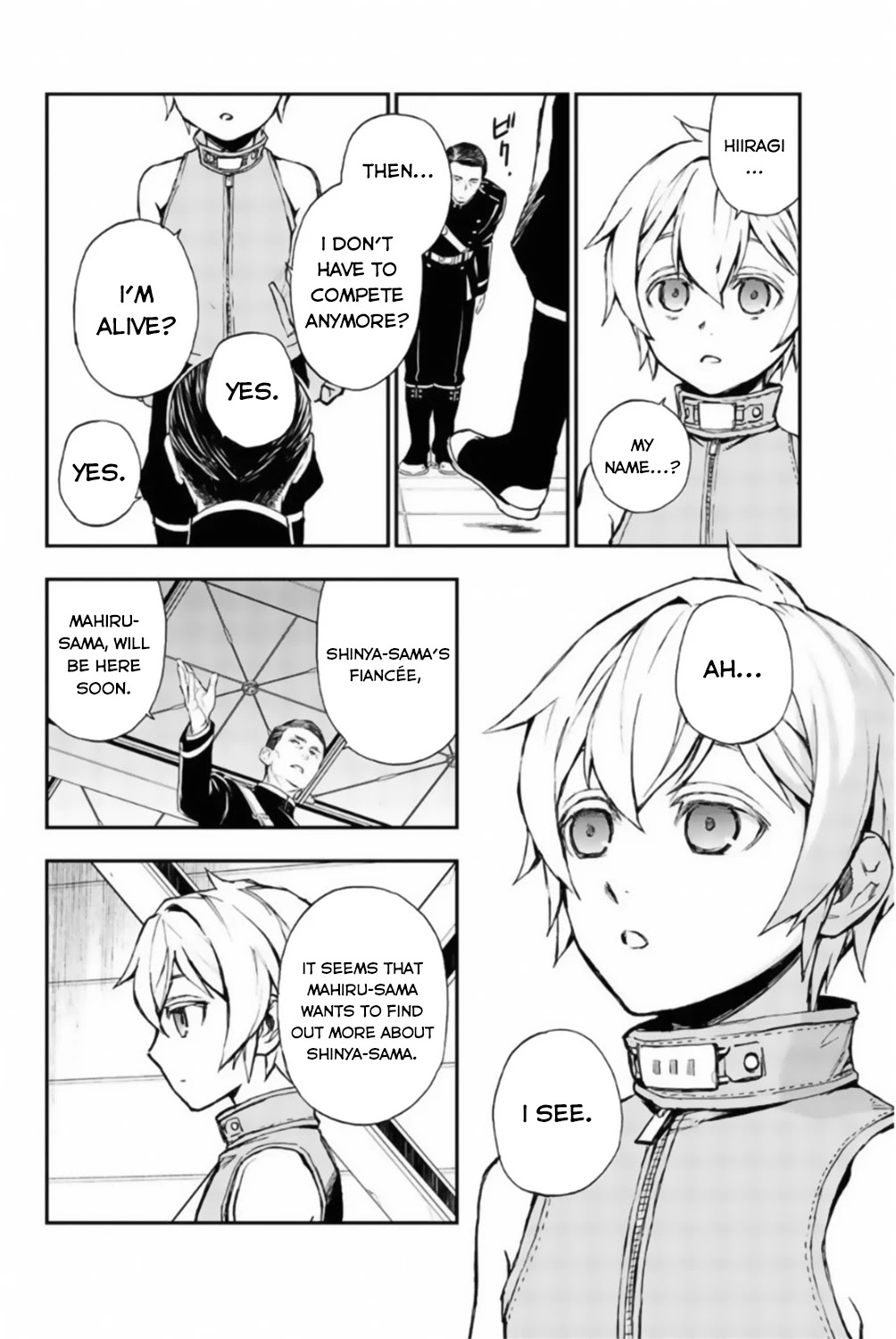 Owari no Seraph: Guren Ichinose's Catastrophe at 16 Chapter 12.5 page 13 - Chapter 12.5: Interlude: Shinya, Mahiru and Guren