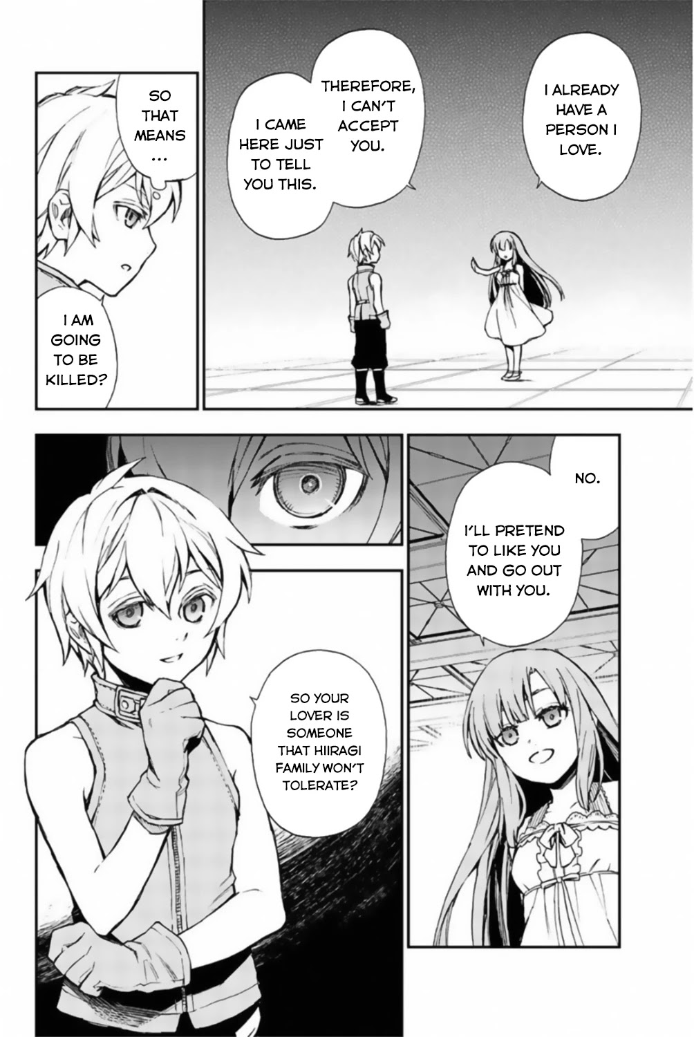 Owari no Seraph: Guren Ichinose's Catastrophe at 16 Chapter 12.5 page 17 - Chapter 12.5: Interlude: Shinya, Mahiru and Guren