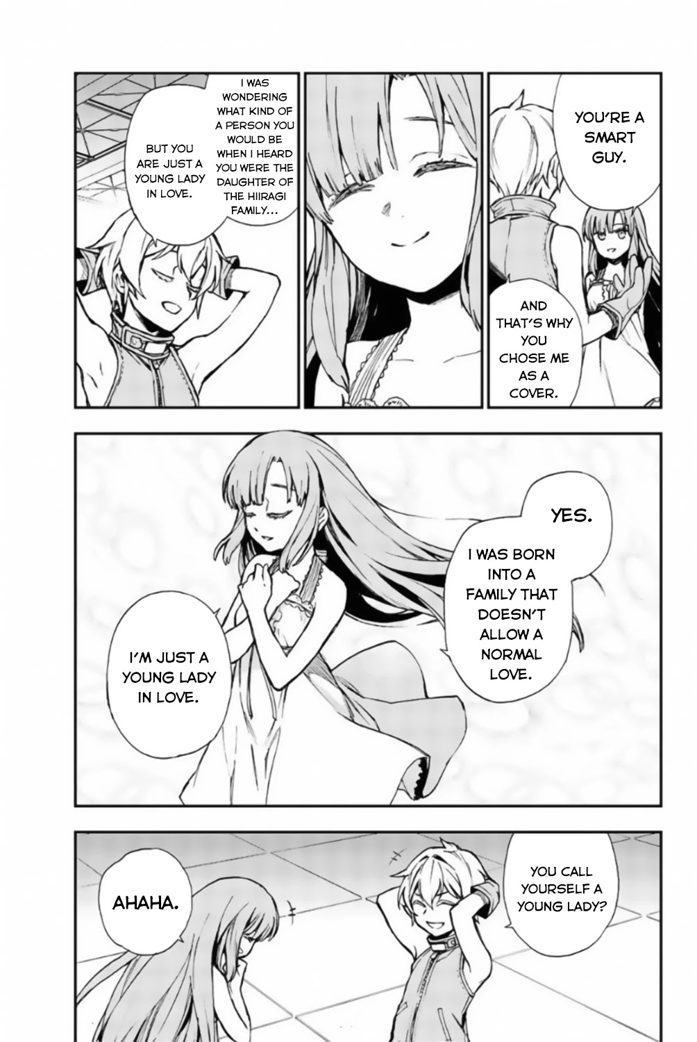 Owari no Seraph: Guren Ichinose's Catastrophe at 16 Chapter 12.5 page 18 - Chapter 12.5: Interlude: Shinya, Mahiru and Guren