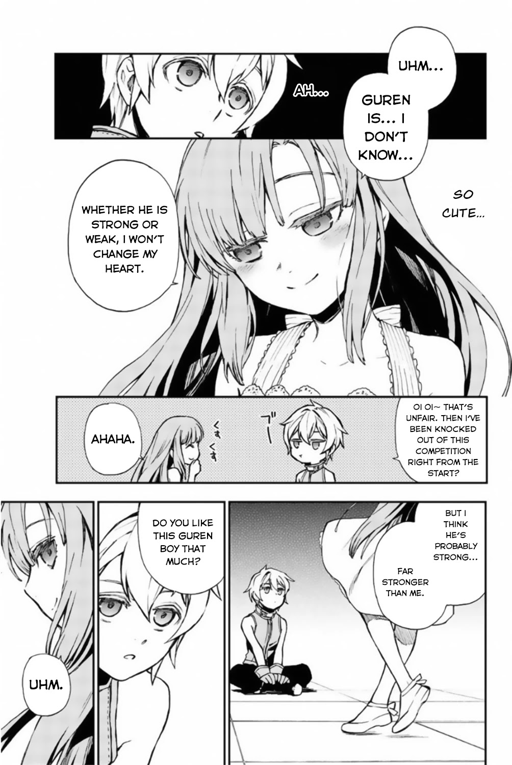 Owari no Seraph: Guren Ichinose's Catastrophe at 16 Chapter 12.5 page 24 - Chapter 12.5: Interlude: Shinya, Mahiru and Guren
