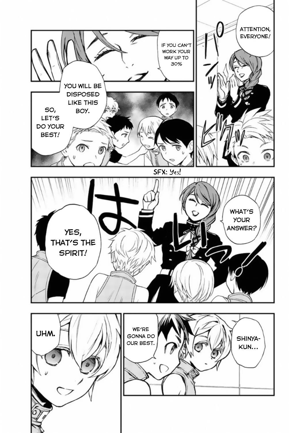 Owari no Seraph: Guren Ichinose's Catastrophe at 16 Chapter 12.5 page 9 - Chapter 12.5: Interlude: Shinya, Mahiru and Guren