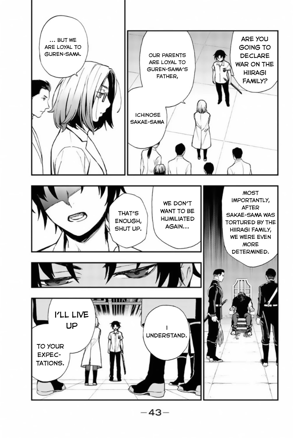 Owari no Seraph: Guren Ichinose's Catastrophe at 16 Chapter 13 page 14 - Chapter 13