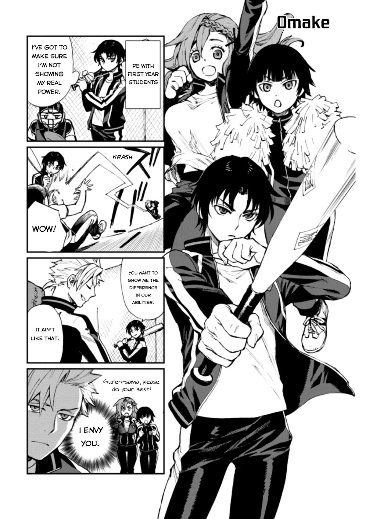 Owari no Seraph: Guren Ichinose's Catastrophe at 16 Chapter 14.5 page 2 - Chapter 14.5: Omake from Volume 1 to Volume 3