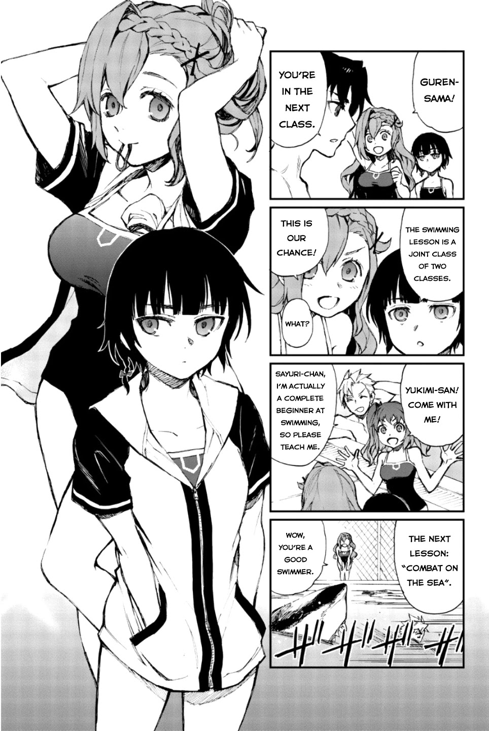 Owari no Seraph: Guren Ichinose's Catastrophe at 16 Chapter 14.5 page 7 - Chapter 14.5: Omake from Volume 1 to Volume 3