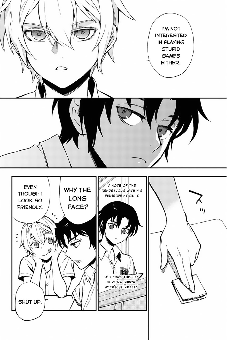 Owari no Seraph: Guren Ichinose's Catastrophe at 16 Chapter 14 page 13 - Chapter 14