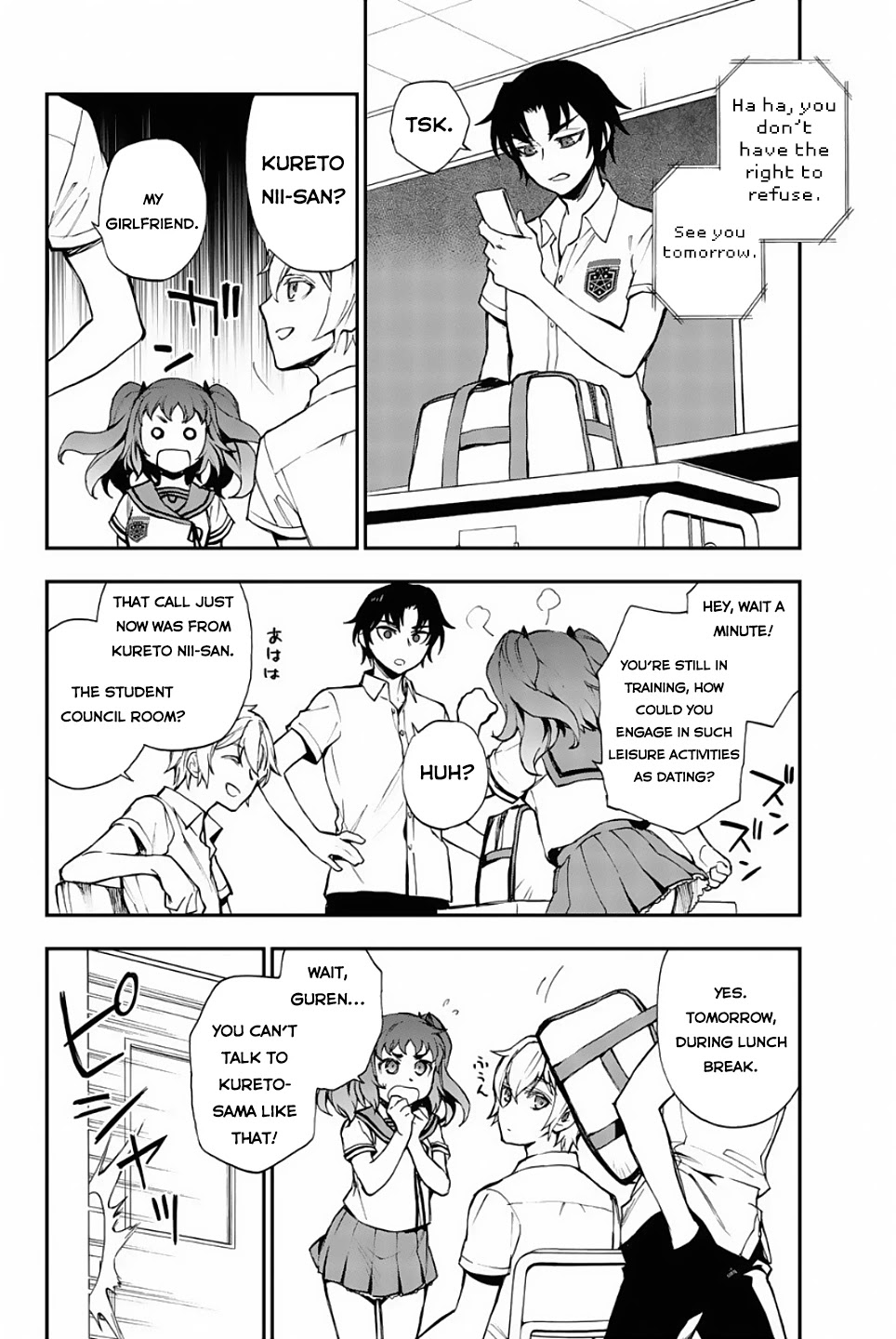 Owari no Seraph: Guren Ichinose's Catastrophe at 16 Chapter 14 page 19 - Chapter 14