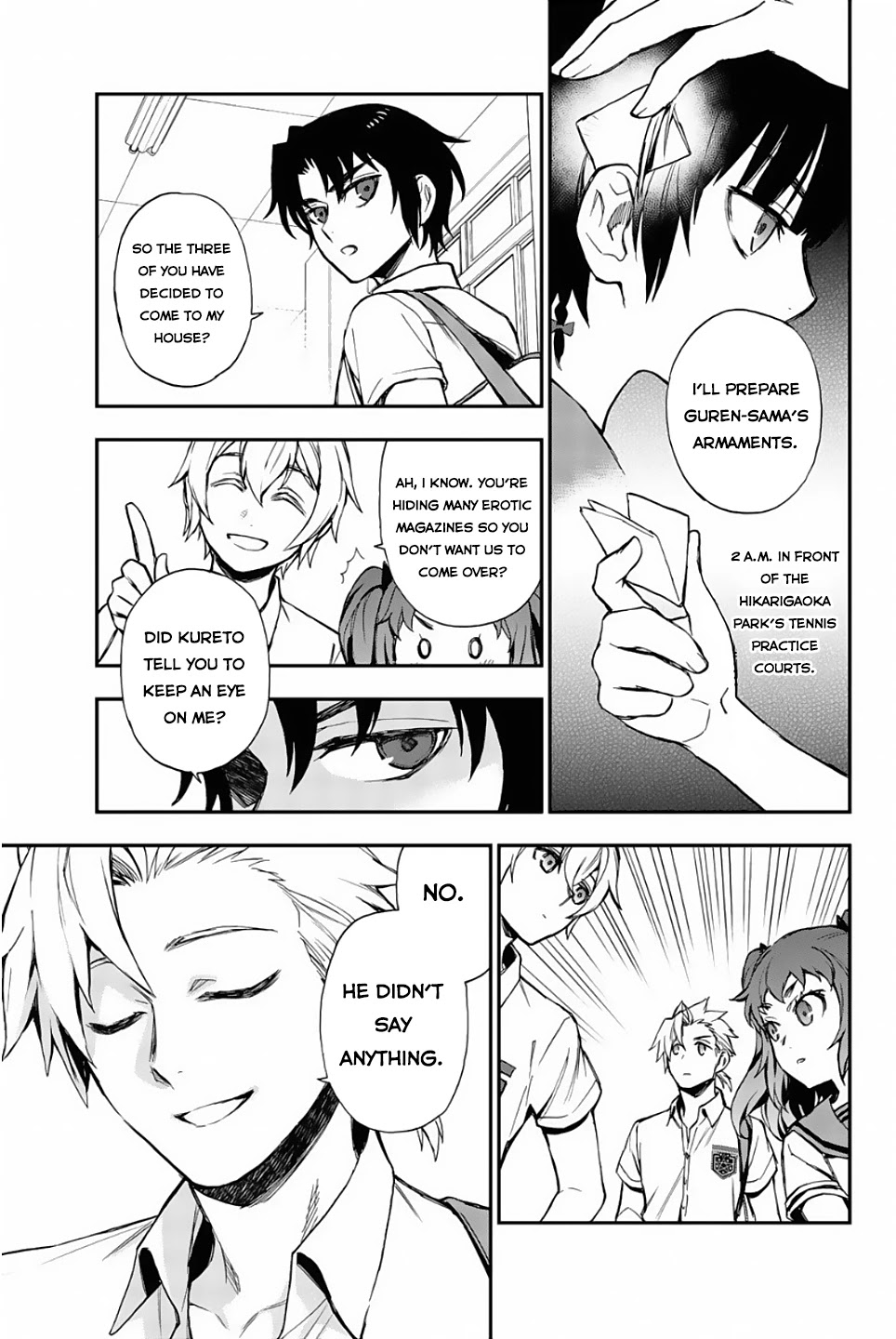 Owari no Seraph: Guren Ichinose's Catastrophe at 16 Chapter 14 page 24 - Chapter 14