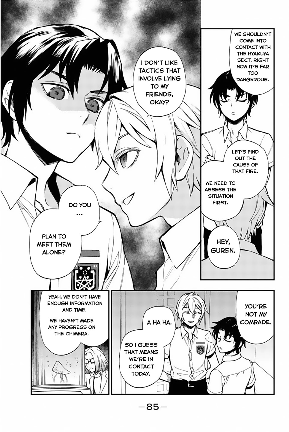 Owari no Seraph: Guren Ichinose's Catastrophe at 16 Chapter 14 page 36 - Chapter 14