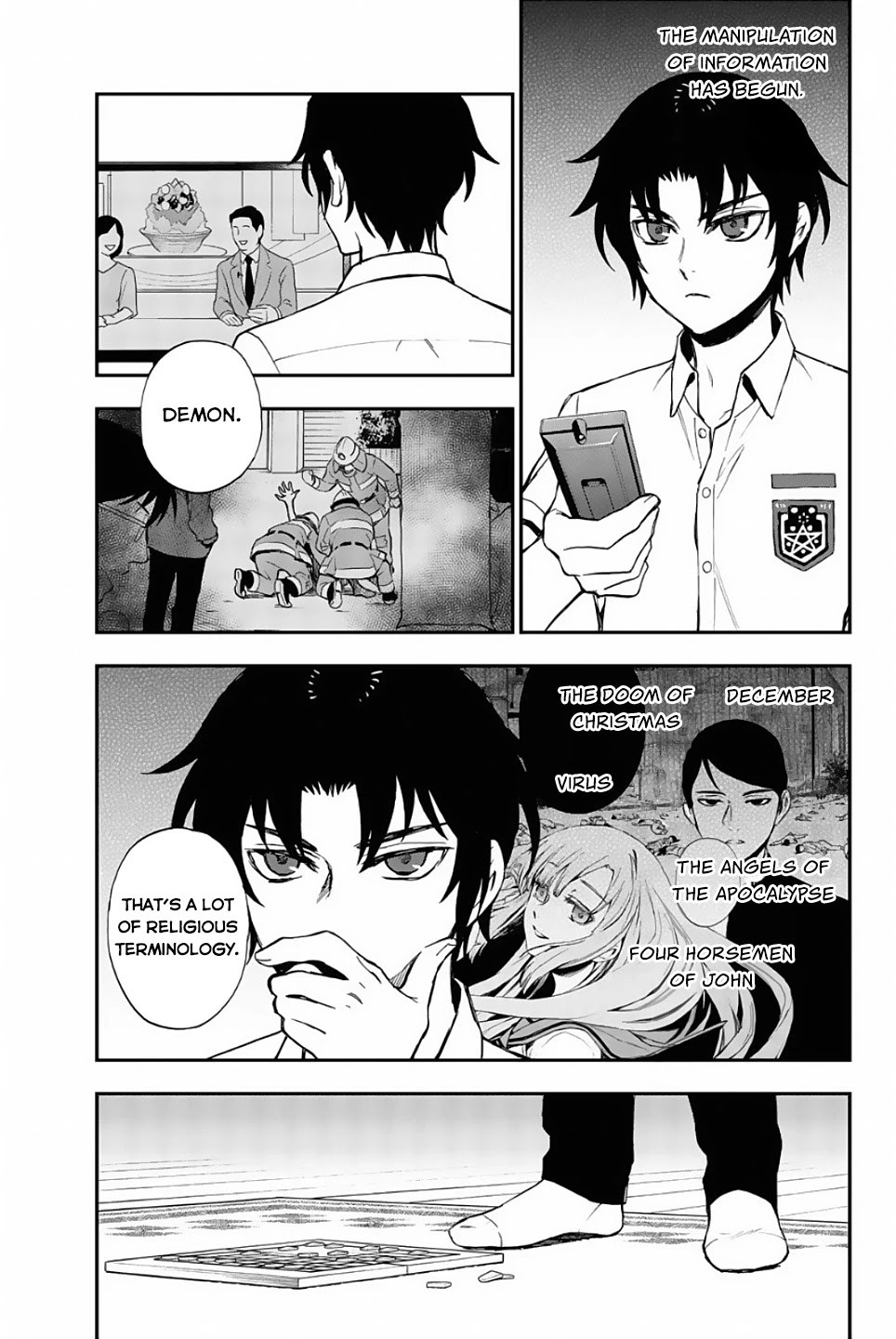 Owari no Seraph: Guren Ichinose's Catastrophe at 16 Chapter 14 page 38 - Chapter 14