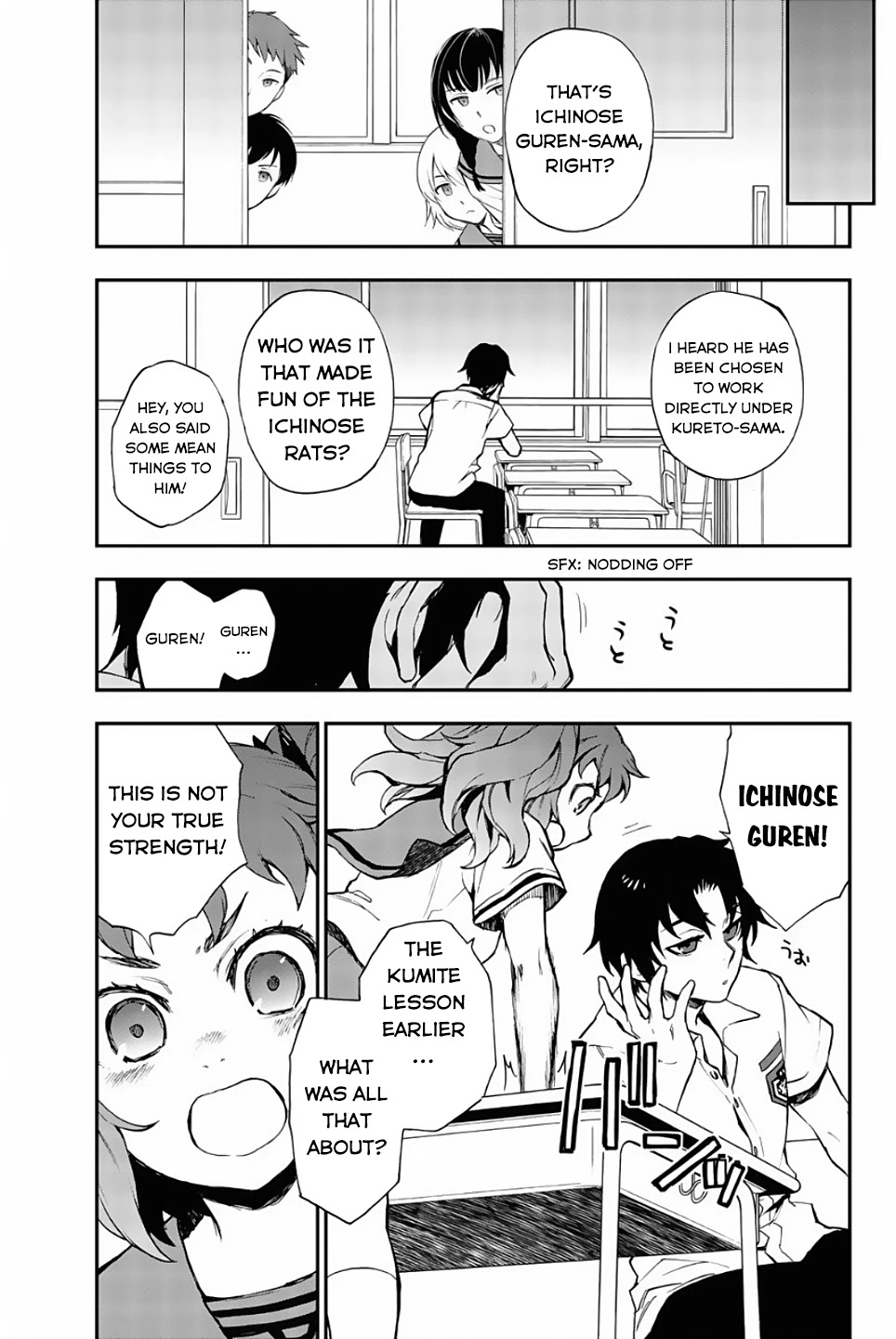 Owari no Seraph: Guren Ichinose's Catastrophe at 16 Chapter 14 page 4 - Chapter 14