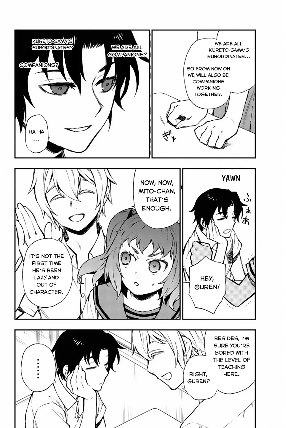 Owari no Seraph: Guren Ichinose's Catastrophe at 16 Chapter 14 page 5 - Chapter 14