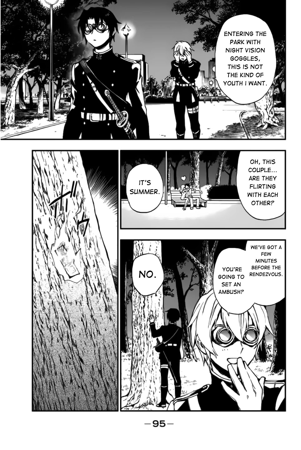 Owari no Seraph: Guren Ichinose's Catastrophe at 16 Chapter 15 page 4 - Chapter 15