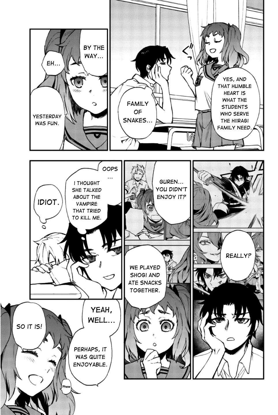 Owari no Seraph: Guren Ichinose's Catastrophe at 16 Chapter 16 page 4 - Chapter 16