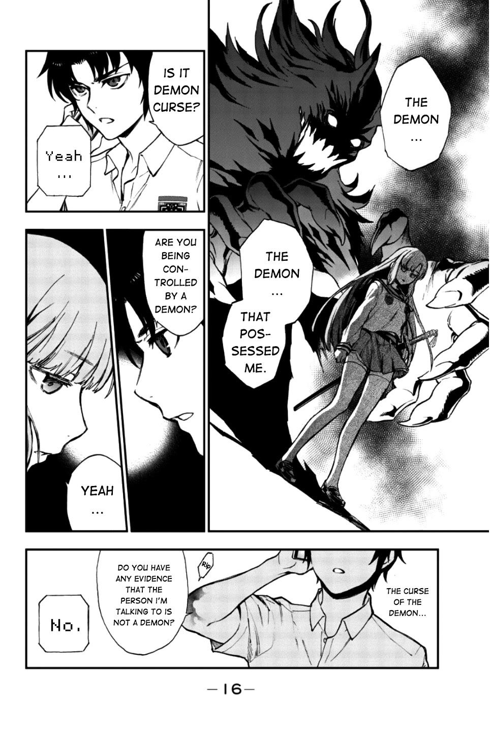 Owari no Seraph: Guren Ichinose's Catastrophe at 16 Chapter 17 page 19 - Chapter 17