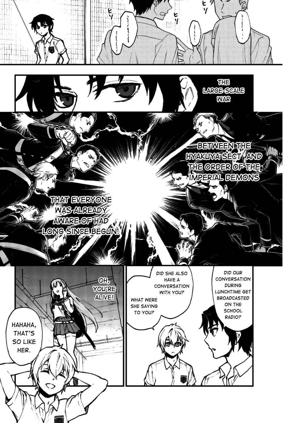 Owari no Seraph: Guren Ichinose's Catastrophe at 16 Chapter 17 page 9 - Chapter 17