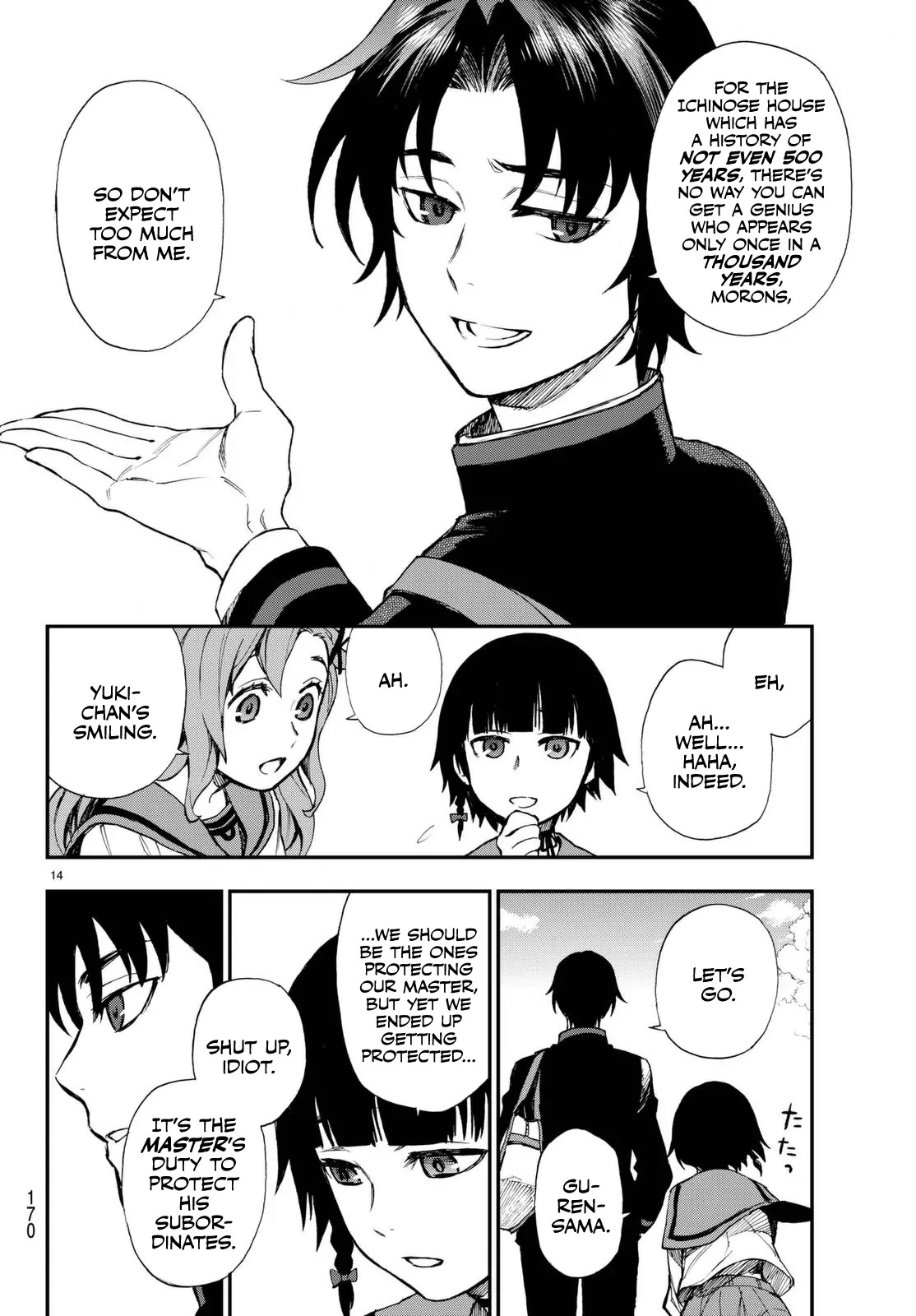 Owari no Seraph: Guren Ichinose's Catastrophe at 16 Chapter 2 page 14 - Chapter 2