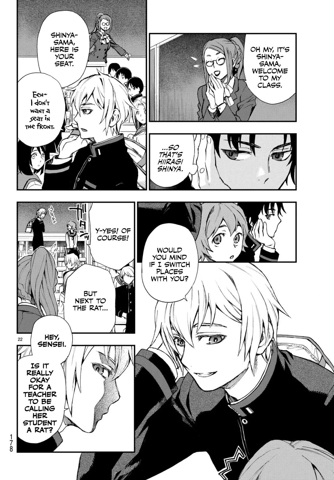 Owari no Seraph: Guren Ichinose's Catastrophe at 16 Chapter 2 page 22 - Chapter 2