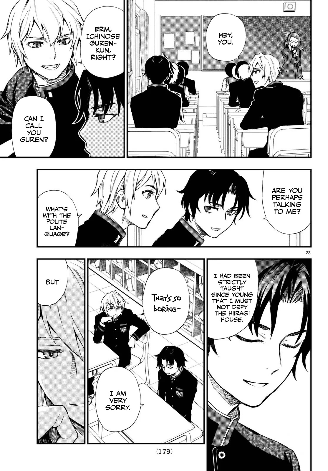 Owari no Seraph: Guren Ichinose's Catastrophe at 16 Chapter 2 page 23 - Chapter 2