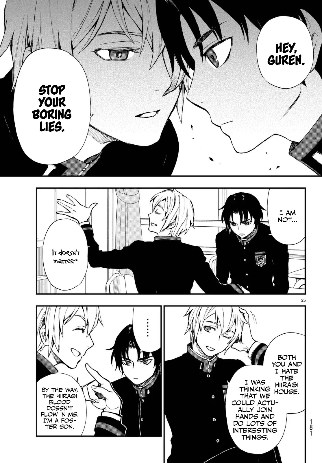 Owari no Seraph: Guren Ichinose's Catastrophe at 16 Chapter 2 page 25 - Chapter 2