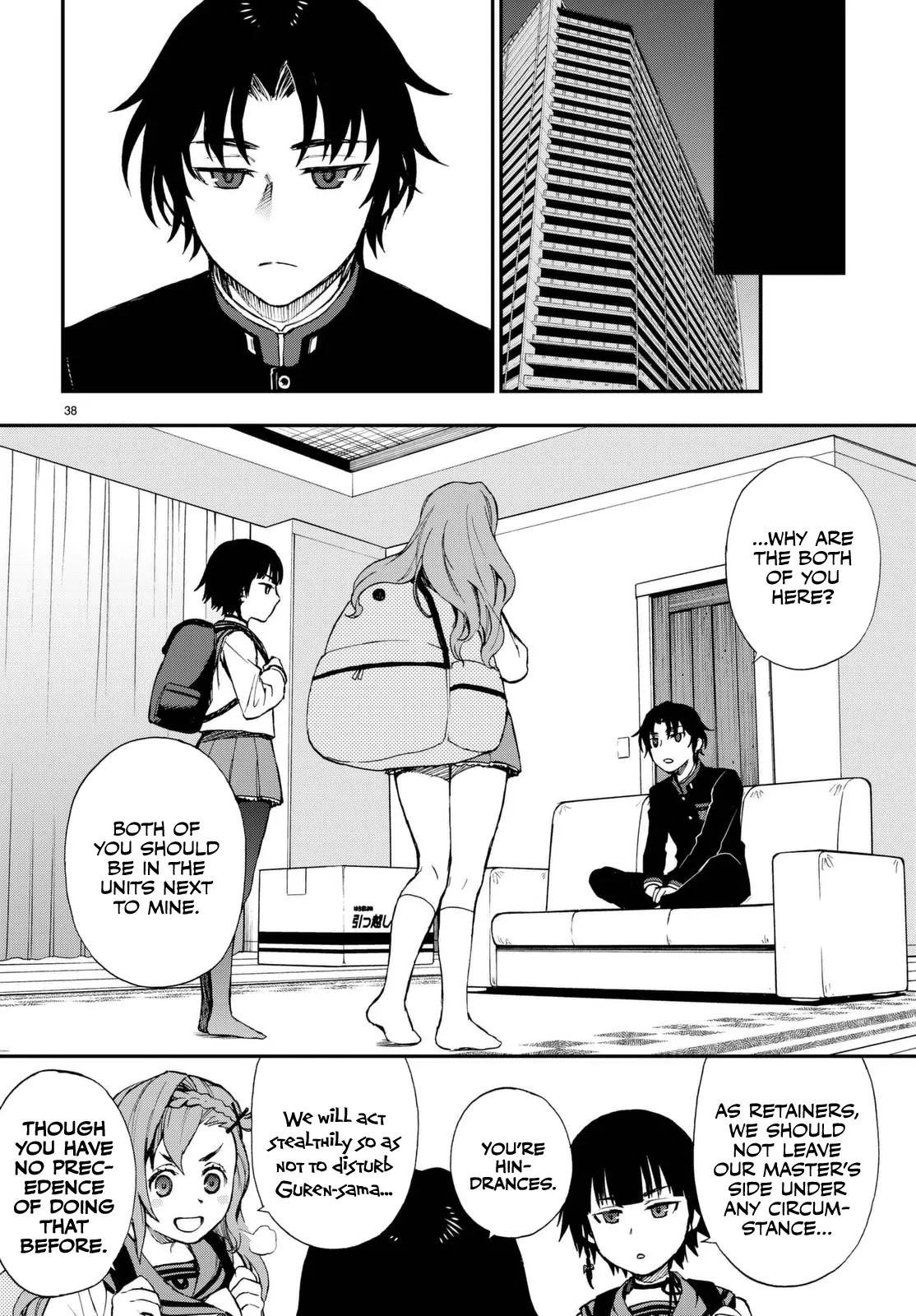 Owari no Seraph: Guren Ichinose's Catastrophe at 16 Chapter 2 page 38 - Chapter 2