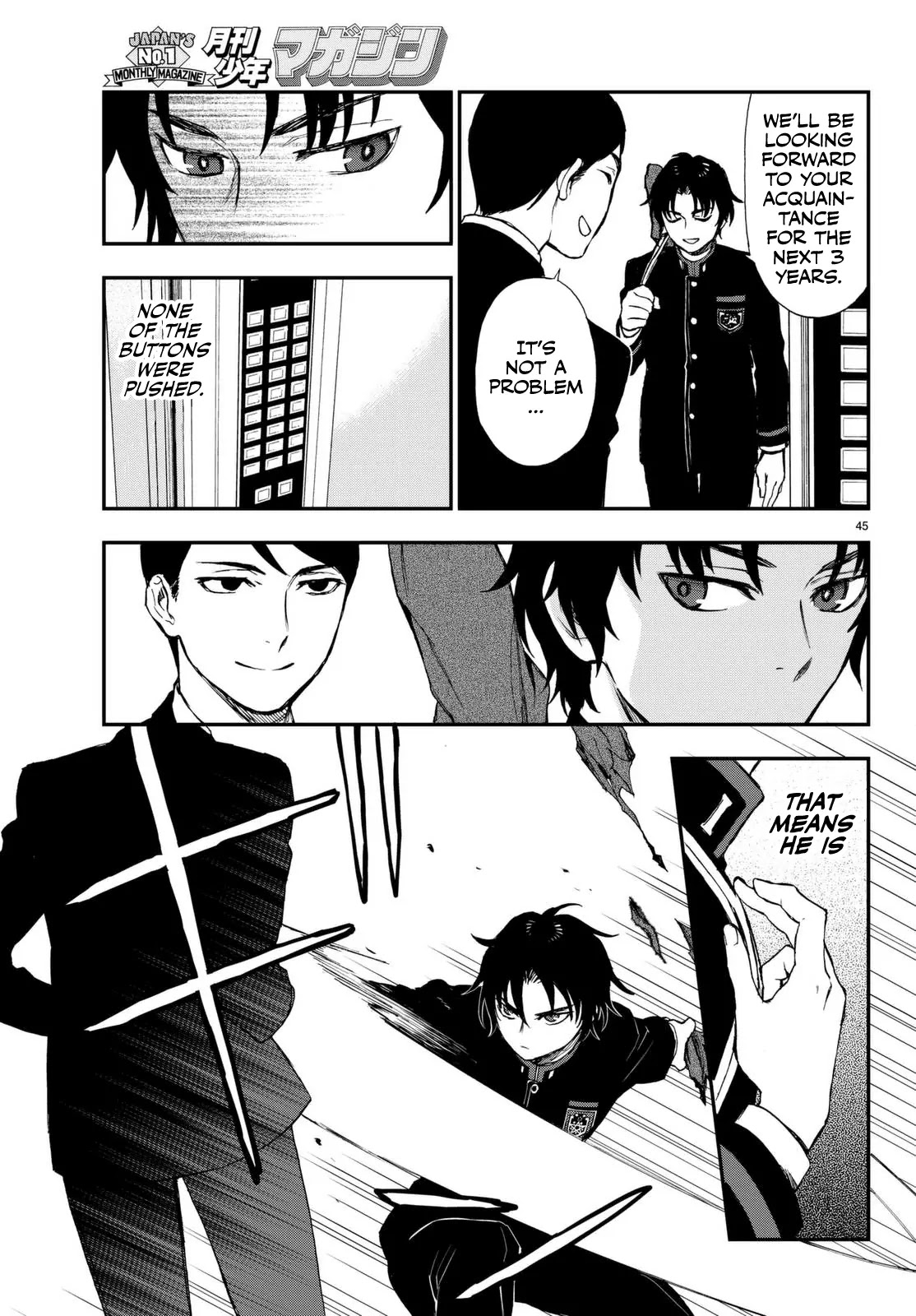 Owari no Seraph: Guren Ichinose's Catastrophe at 16 Chapter 2 page 45 - Chapter 2
