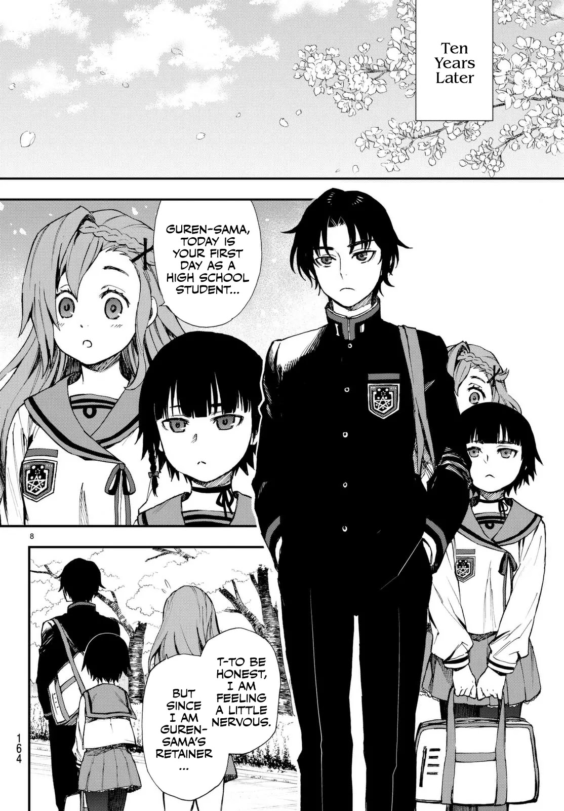 Owari no Seraph: Guren Ichinose's Catastrophe at 16 Chapter 2 page 8 - Chapter 2