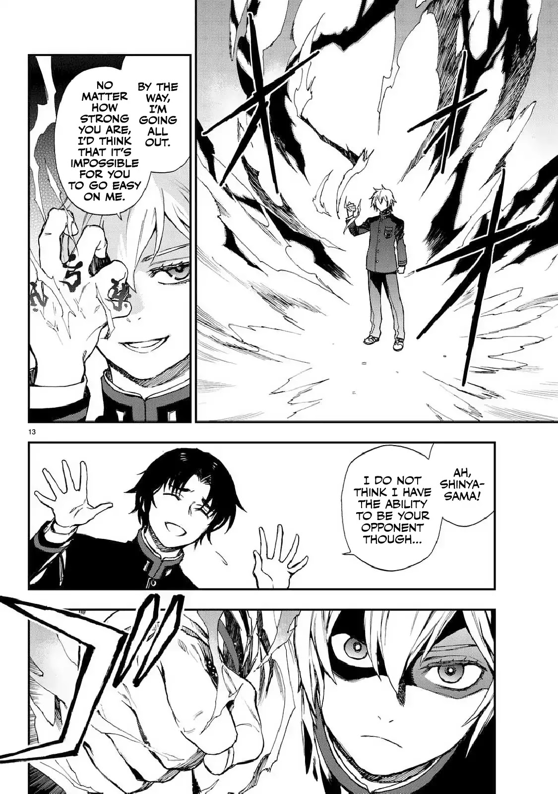 Owari no Seraph: Guren Ichinose's Catastrophe at 16 Chapter 3 page 14 - Chapter 3