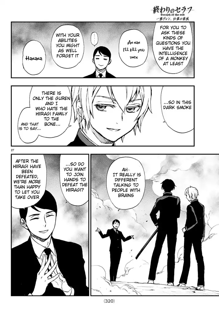 Owari no Seraph: Guren Ichinose's Catastrophe at 16 Chapter 5 page 27 - Chapter 5