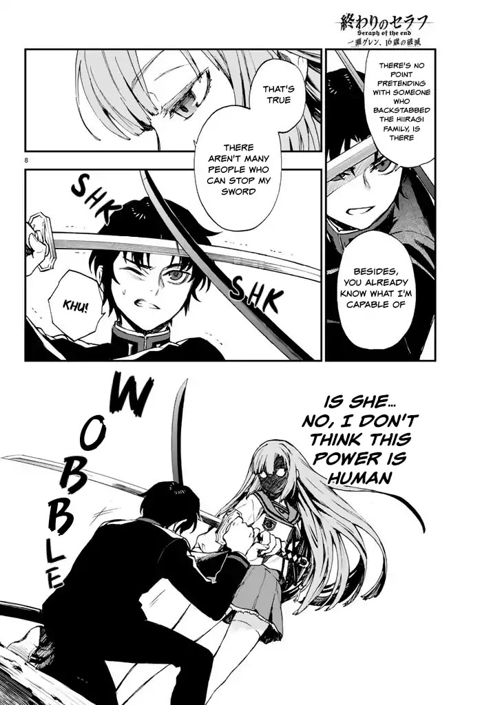 Owari no Seraph: Guren Ichinose's Catastrophe at 16 Chapter 6 page 8 - Chapter 6