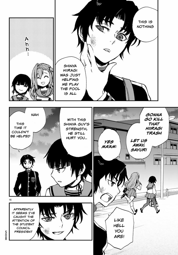 Owari no Seraph: Guren Ichinose's Catastrophe at 16 Chapter 7 page 16 - Chapter 7