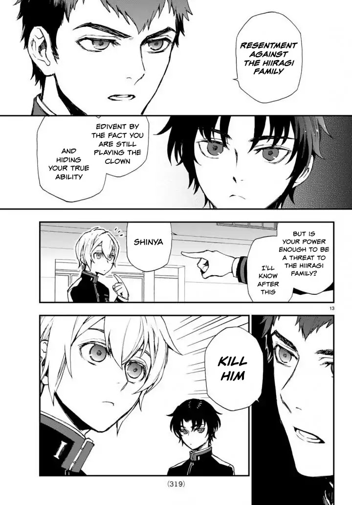Owari no Seraph: Guren Ichinose's Catastrophe at 16 Chapter 8 page 13 - Chapter 8