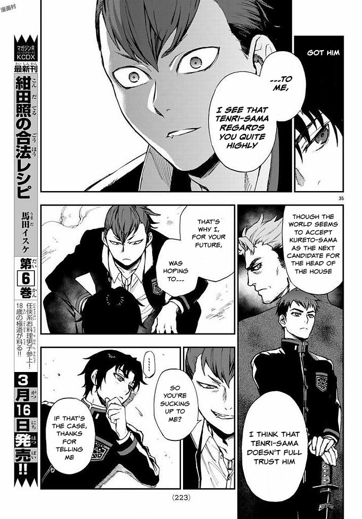 Owari no Seraph: Guren Ichinose's Catastrophe at 16 Chapter 9 page 35 - Chapter 9