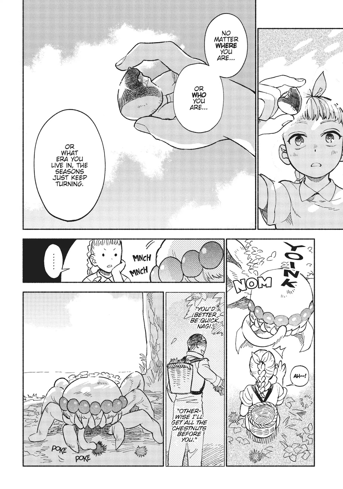 Owari Nochi, Asanagi Kurashi. Chapter 1 page 56 - Chapter 1: Unexpected Encounters & Chewy Pumpkin Dumplings