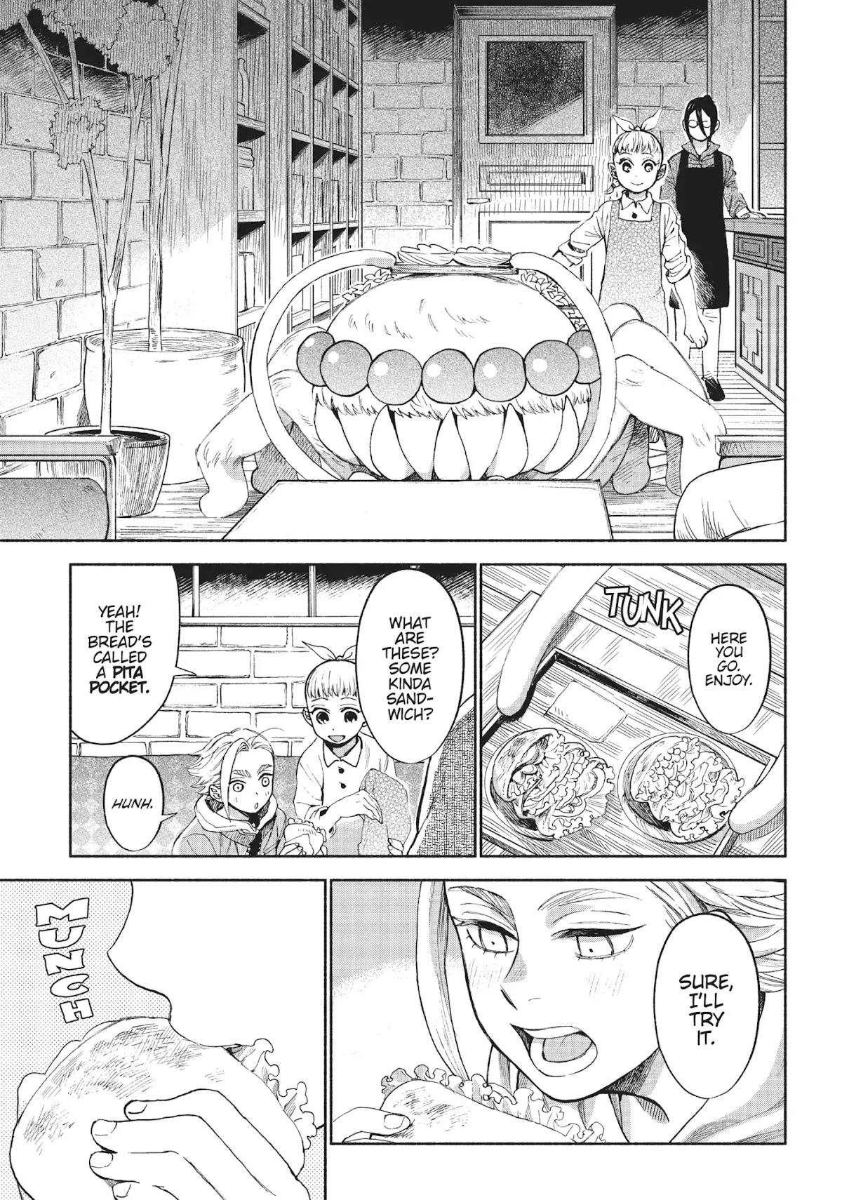 Owari Nochi, Asanagi Kurashi. Chapter 10 page 33 - Chapter 10: Danger & Pita Pocket Sandwiches