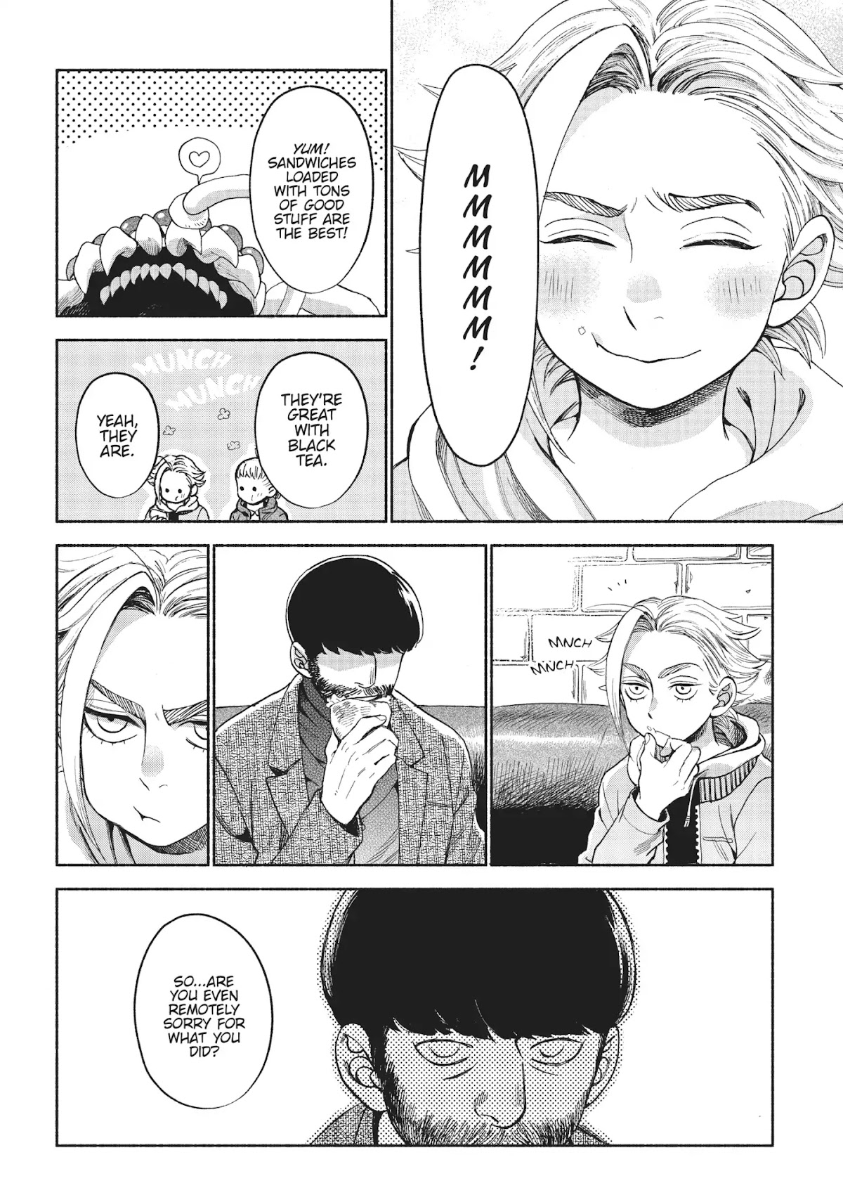 Owari Nochi, Asanagi Kurashi. Chapter 10 page 34 - Chapter 10: Danger & Pita Pocket Sandwiches