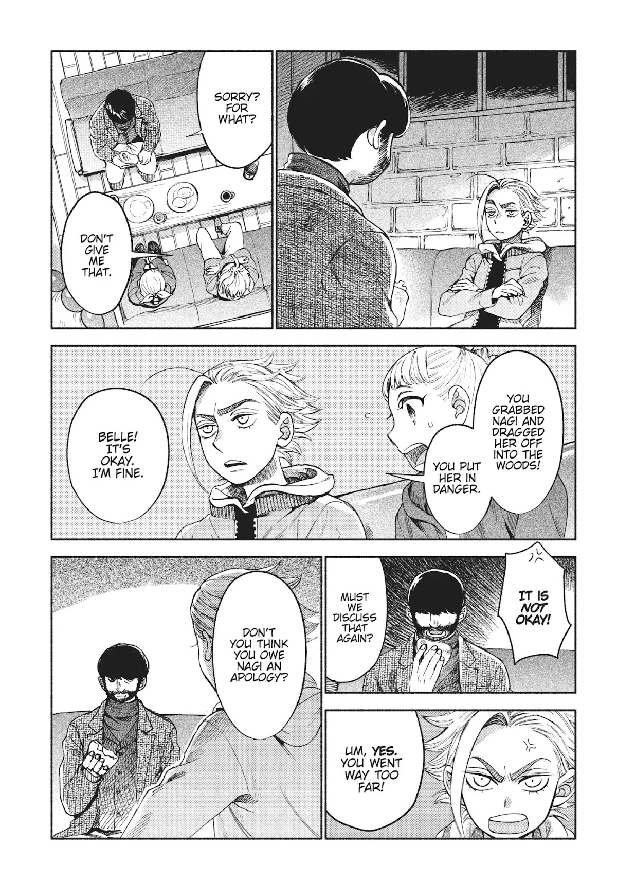 Owari Nochi, Asanagi Kurashi. Chapter 10 page 35 - Chapter 10: Danger & Pita Pocket Sandwiches
