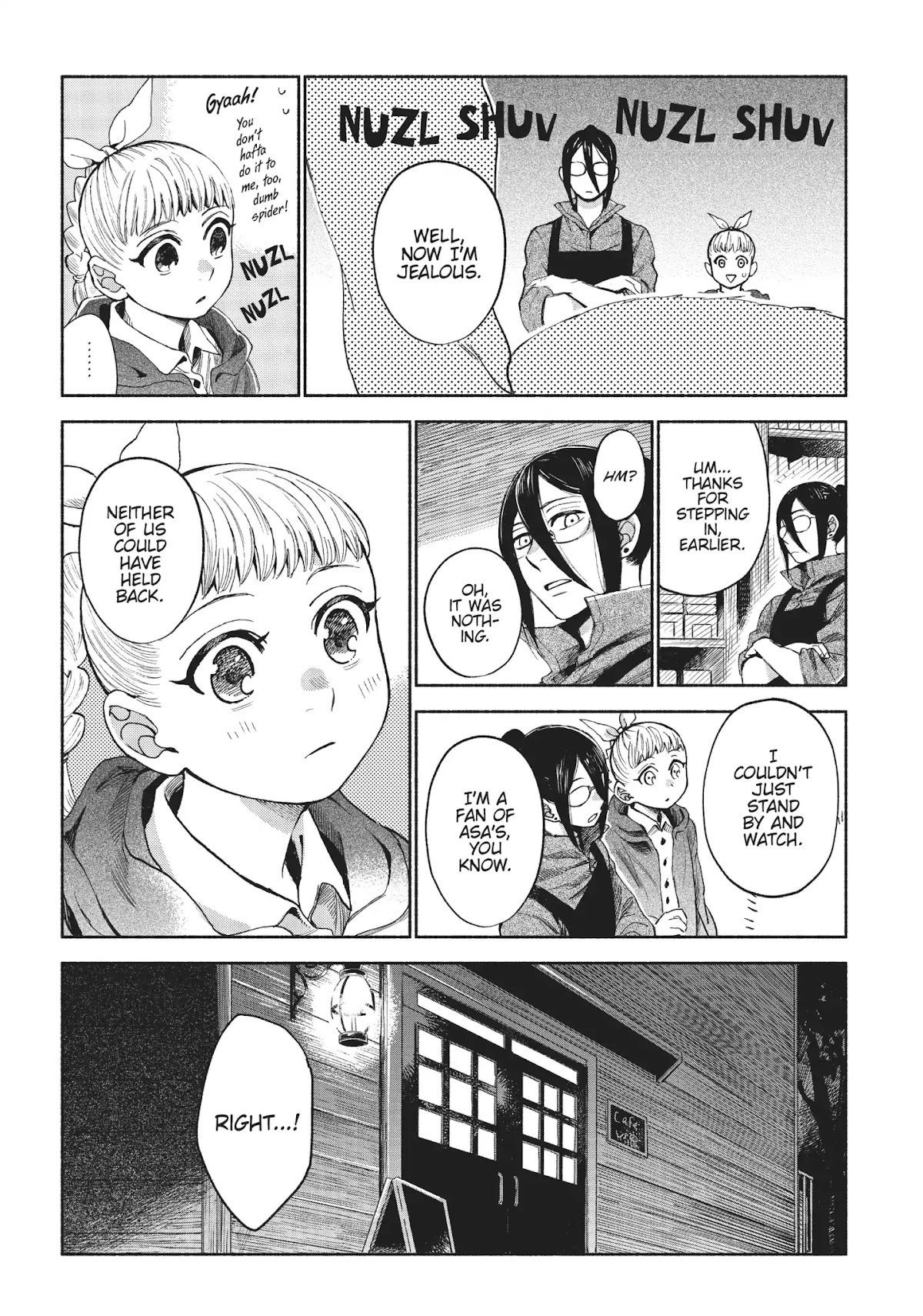 Owari Nochi, Asanagi Kurashi. Chapter 10 page 44 - Chapter 10: Danger & Pita Pocket Sandwiches