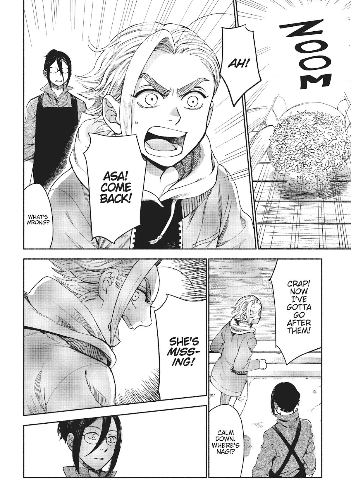 Owari Nochi, Asanagi Kurashi. Chapter 10 page 6 - Chapter 10: Danger & Pita Pocket Sandwiches