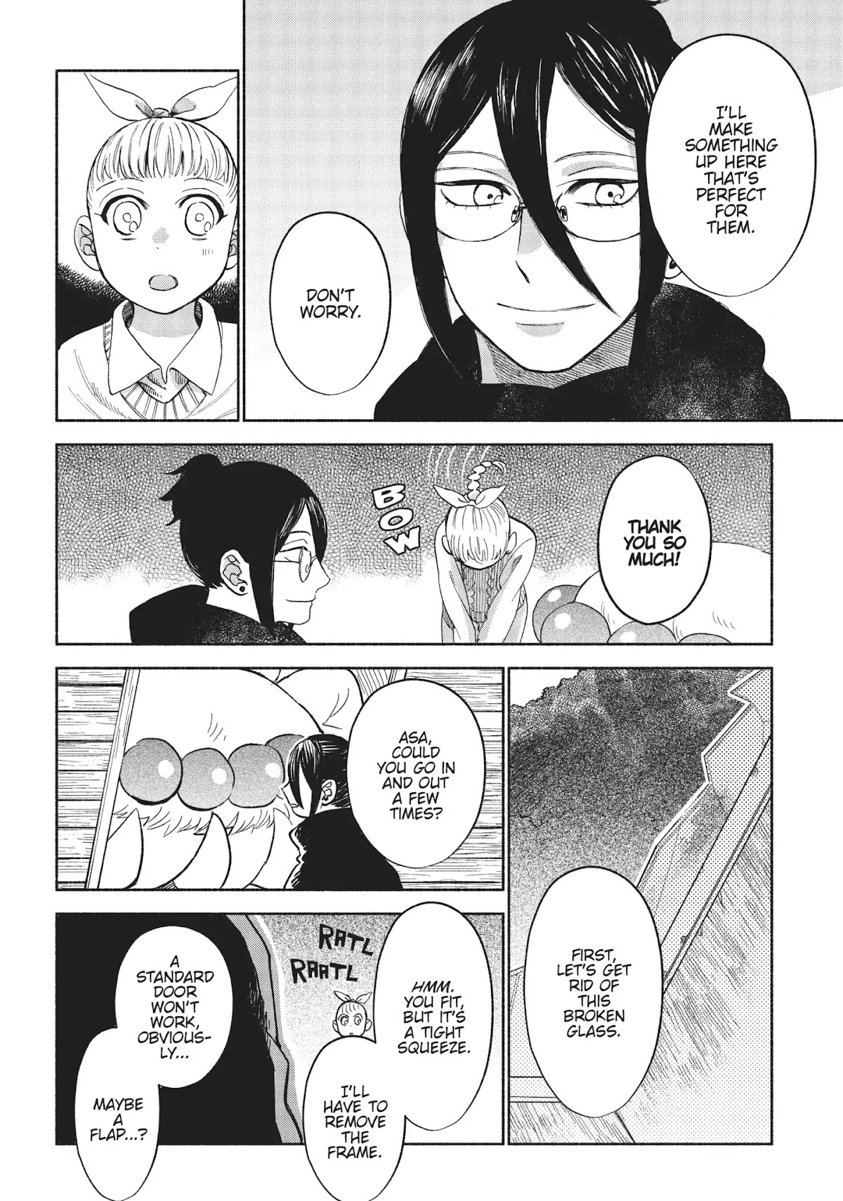 Owari Nochi, Asanagi Kurashi. Chapter 11 page 10 - Chapter 11: A New Door & Veggie Chirashi-Sushi