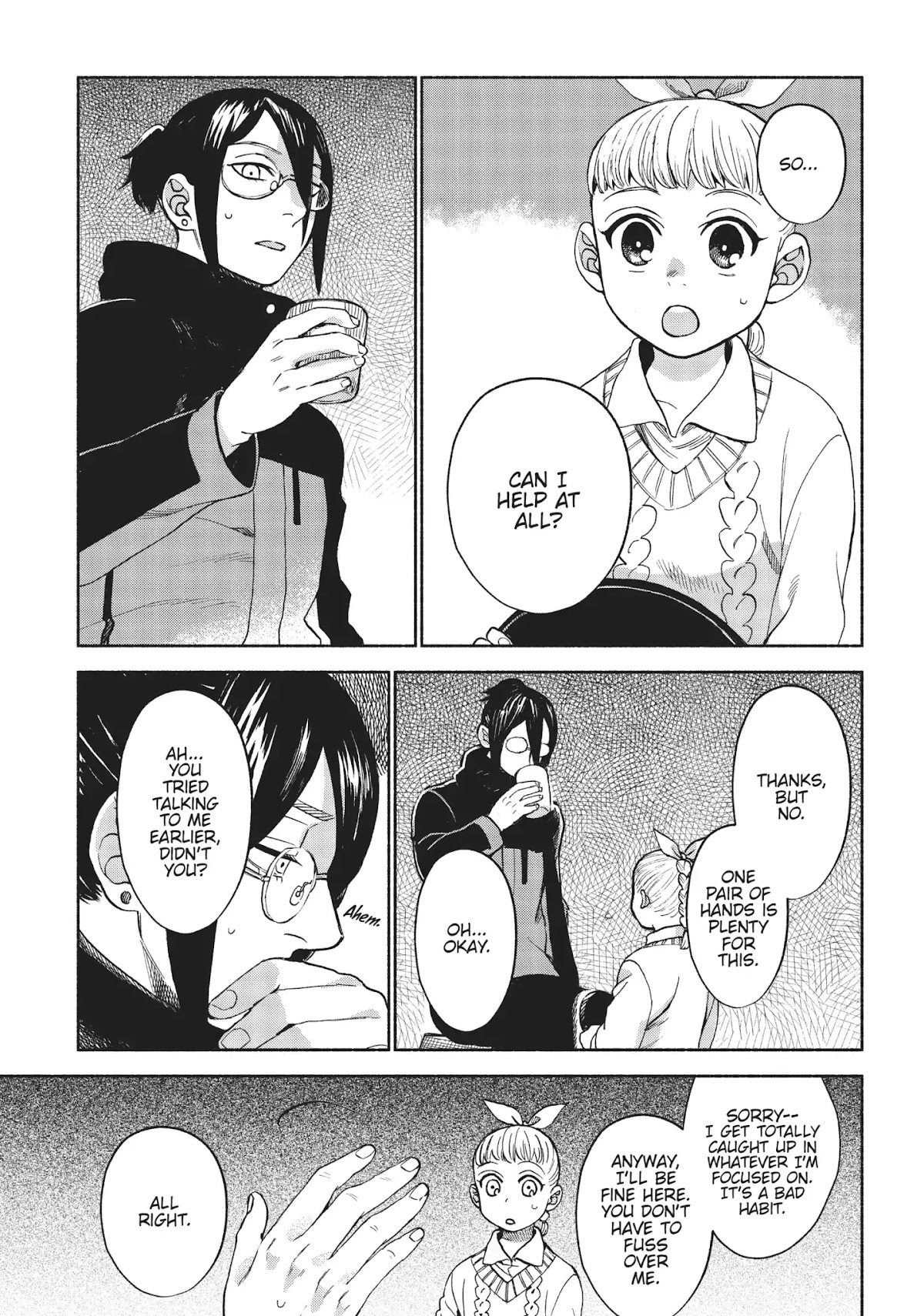 Owari Nochi, Asanagi Kurashi. Chapter 11 page 13 - Chapter 11: A New Door & Veggie Chirashi-Sushi