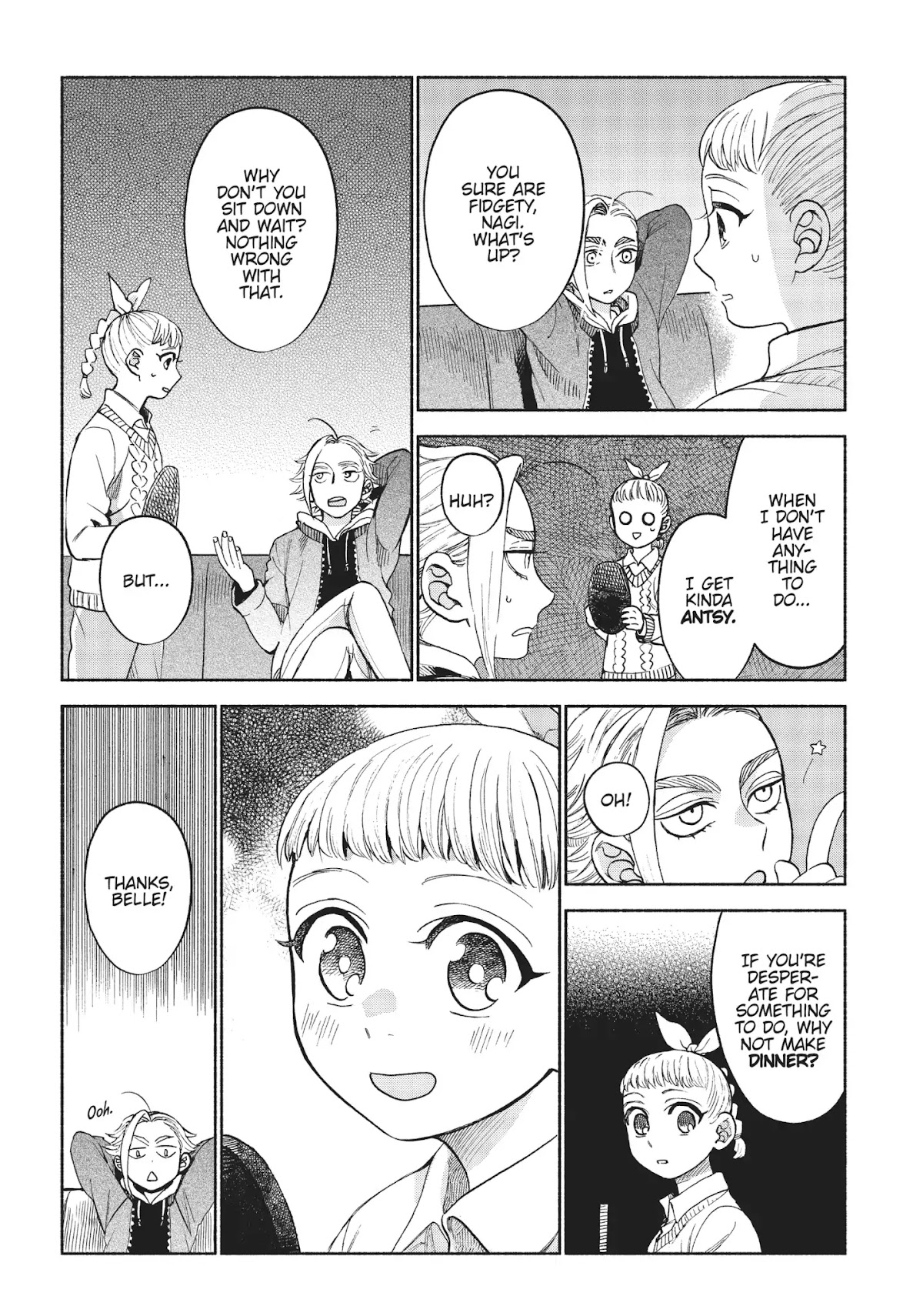 Owari Nochi, Asanagi Kurashi. Chapter 11 page 14 - Chapter 11: A New Door & Veggie Chirashi-Sushi