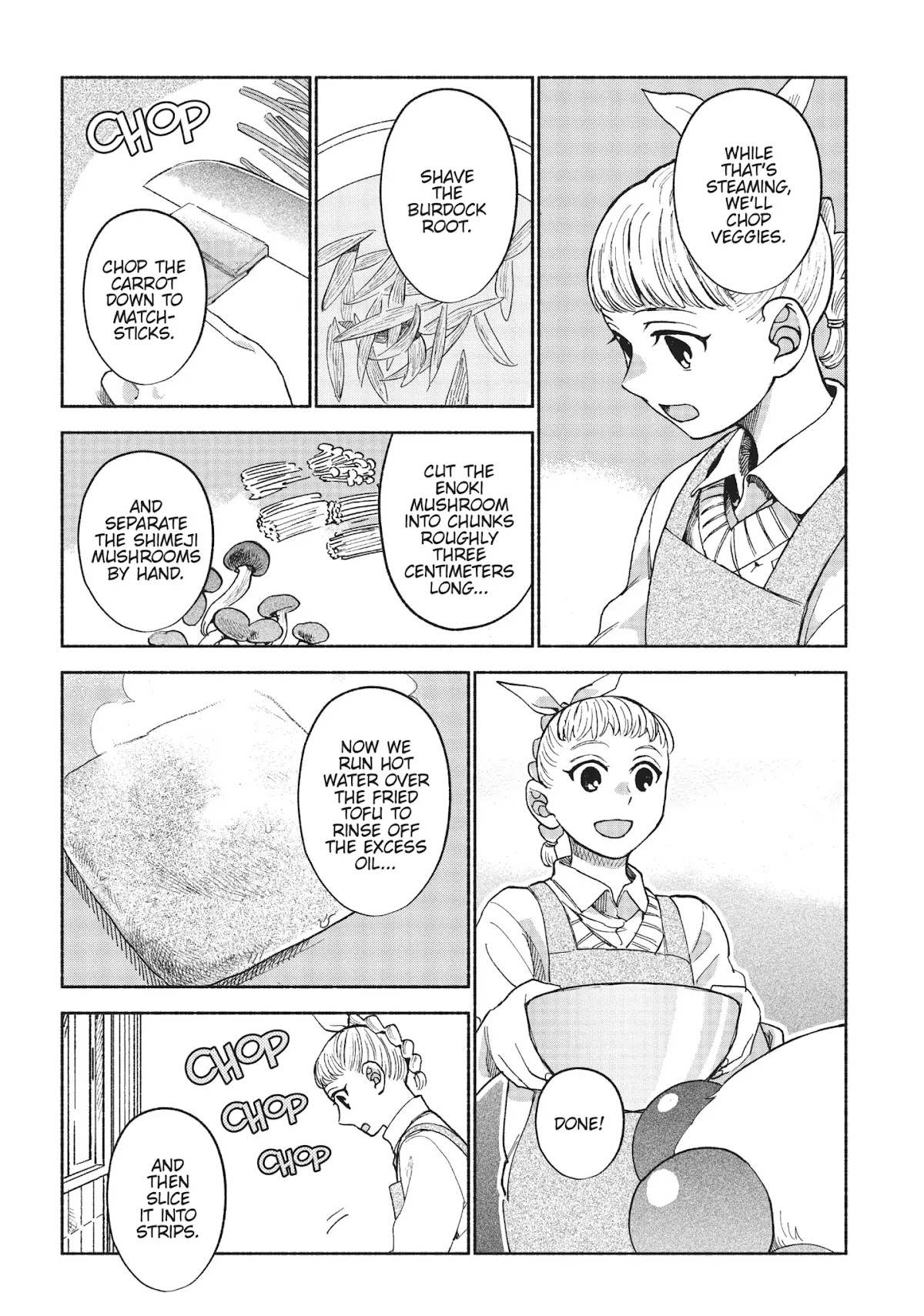 Owari Nochi, Asanagi Kurashi. Chapter 11 page 16 - Chapter 11: A New Door & Veggie Chirashi-Sushi